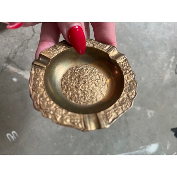 Vintage ashtray, Bass, 70s 60s, ancient Retro, Home Eclectic Gift, Dish - Picture 2 of 4